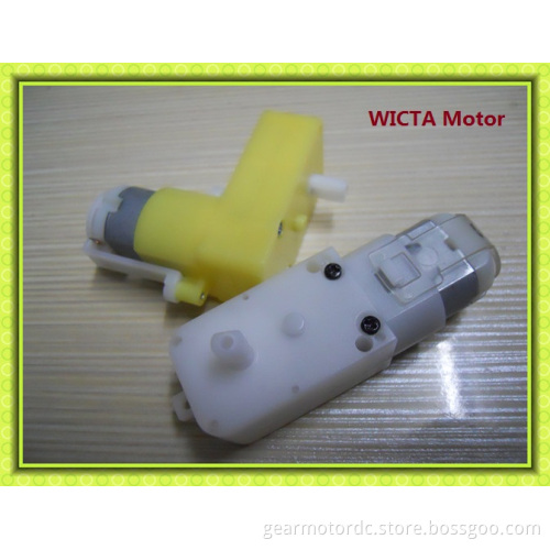 3volt robot and Display cabinets dual shaft small plastic gear motor